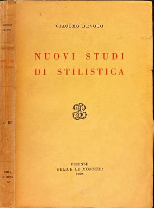 Nuovi studi di stilistica.