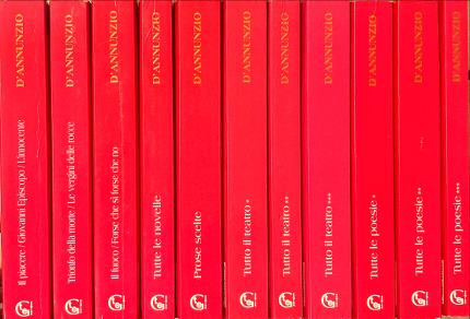 Opere. D'Annunzio.