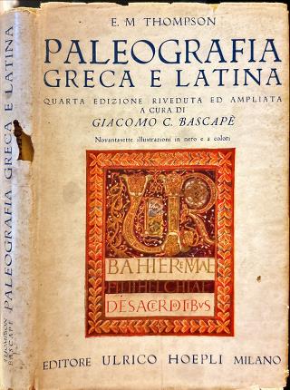 Paleografia greca e latina.