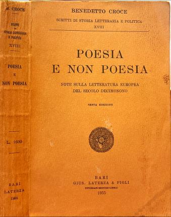Poesia e non poesia.