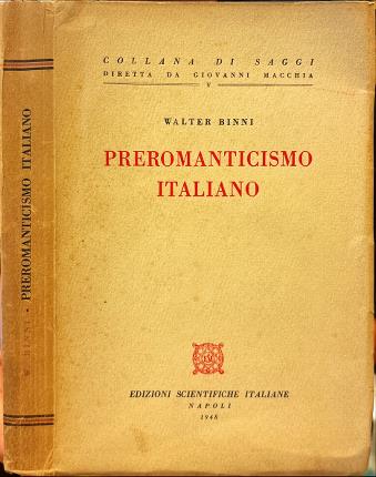 Preromanticismo italiano.
