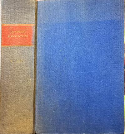 Quaderni Dannunziani X-XI, XII-XIII, XIV-XV, XVI-XVII, XVIII-XIX.