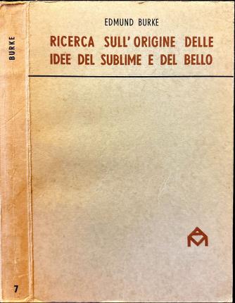Ricerca sull'origine delle idee del sublime e del bello.