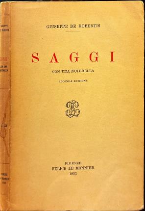 Saggi con una noterella.