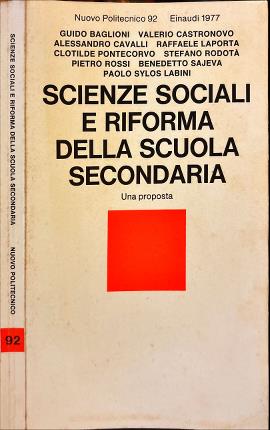Scienze sociali e riforma della scuola secondaria.