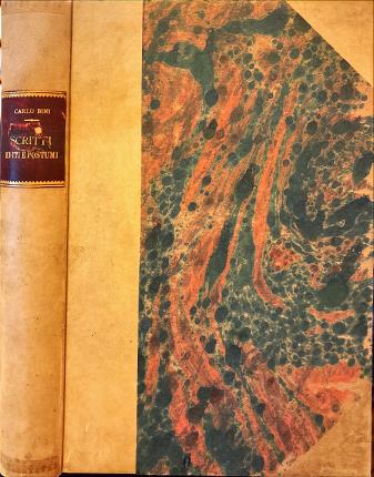 Scritti editi e postumi di Carlo Bini.