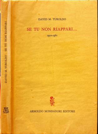 Se tu non riappari .