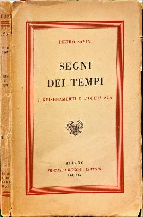 Segni dei tempi.