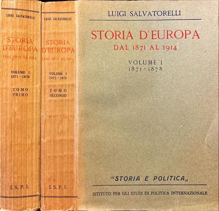 Storia d' Europa dal 1871 al 1914. Volume I, due …