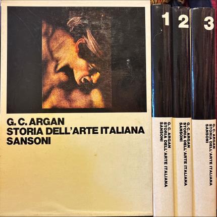 Storia dell'arte italiana. Tre volumi.