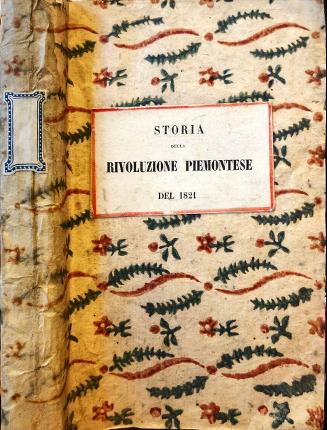 Storia della rivoluzione piemontese del 1821.