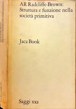 Struttura e funzione nella società primitiva.