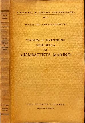 Tecnica e invenzione nell'opera di Giambattista Marino.