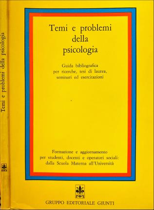 Temi e problemi della psicologia.