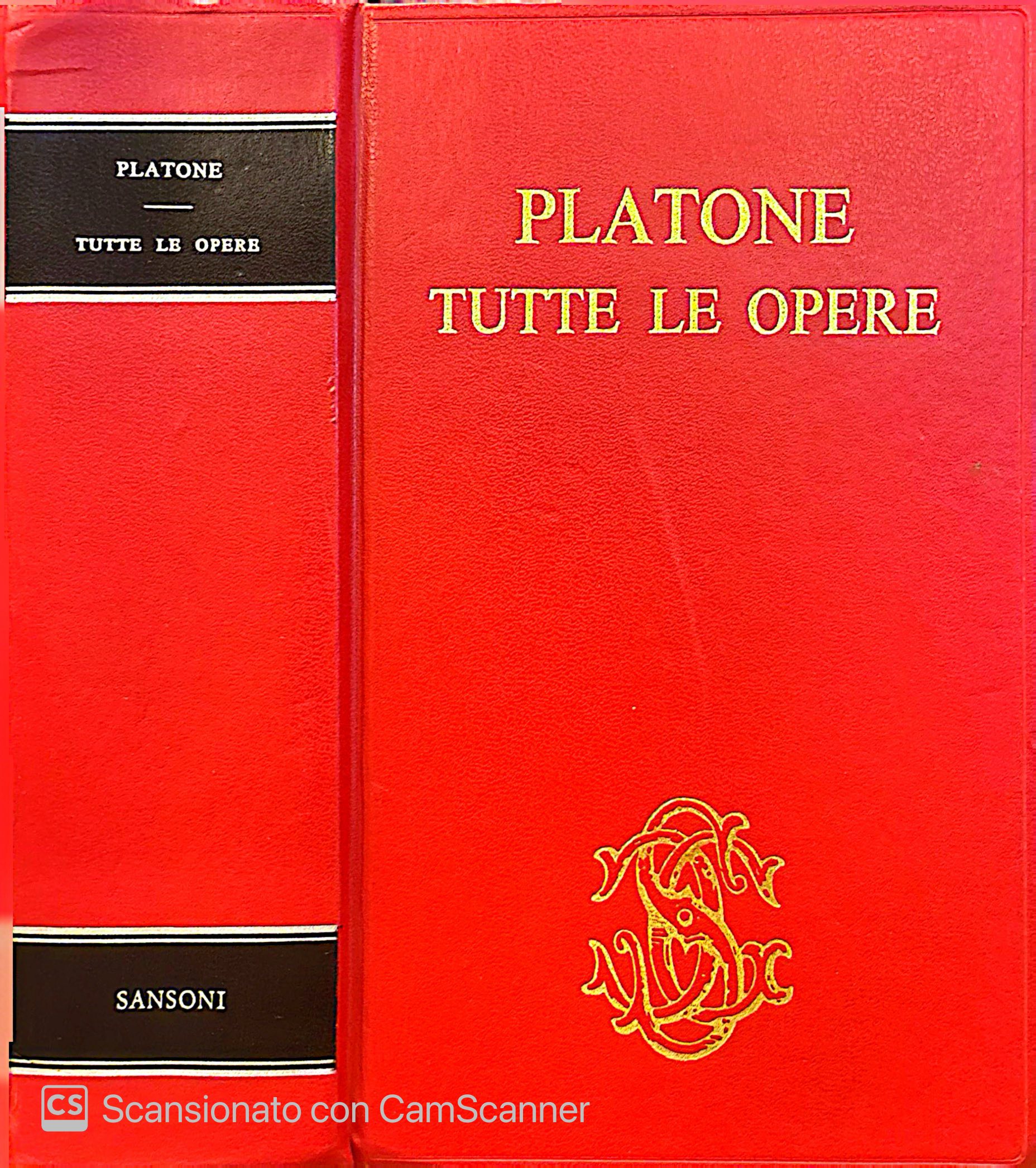 Tutte le opere. Platone.