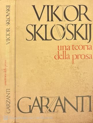 Una teoria della prosa.
