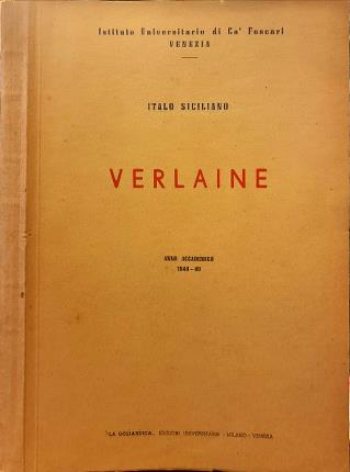 Verlaine. Italo Siciliano.