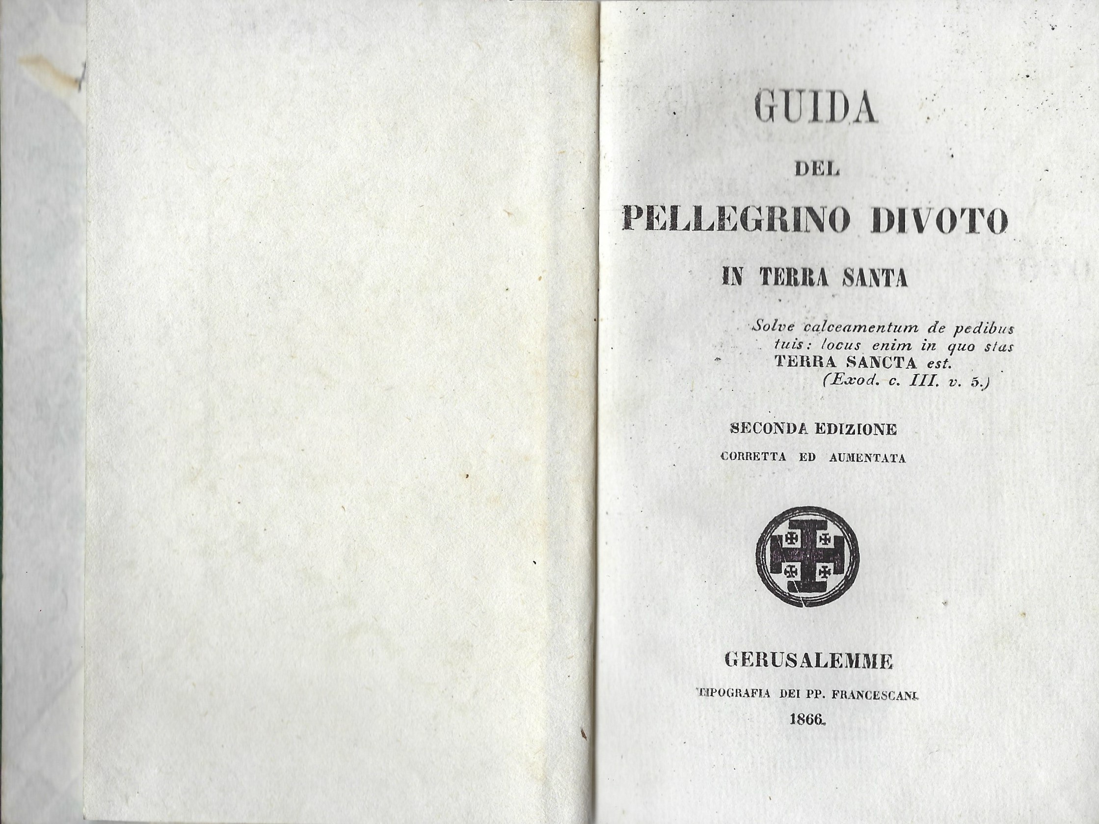 Guida del pellegrino divoto in Terra Santa