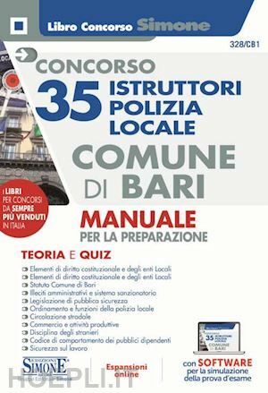 CONCORSO 35 ISTRUTTORI POLIZIA LOCALE COMUNE DI BARI. MANUALE PER …