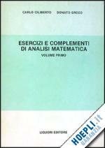 ESERCIZI E COMPLEMENTI DI ANALISI MATEMATICA VOL. 1