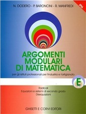 ARGOMENTI MODULARI DI MATEMATICA IPIA - MODULO E