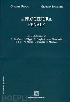 LA PROCEDURA PENALE RICCIO
