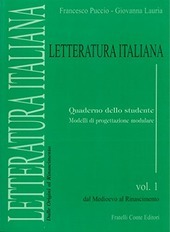 LETTERATURA ITALIANA - QUADERNO DELLO STUDENTE 1
