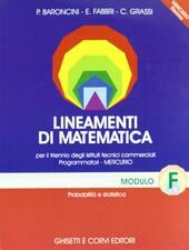 LINEAMENTI DI MATEMATICA TRIENNIO MERCURIO MODULO F. PROBABILITA' E STATISTICA