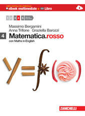 MATEMATICA.ROSSO VOL. 4 MULTIMEDIALE CON MATHS IN ENGLISH
