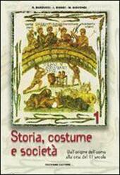 STORIA, COSTUME E SOCIETA' - VOL. 1