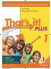 THAT'S IT! PLUS 1. LIBRO CARTACEO + CIVILTA + ITE …