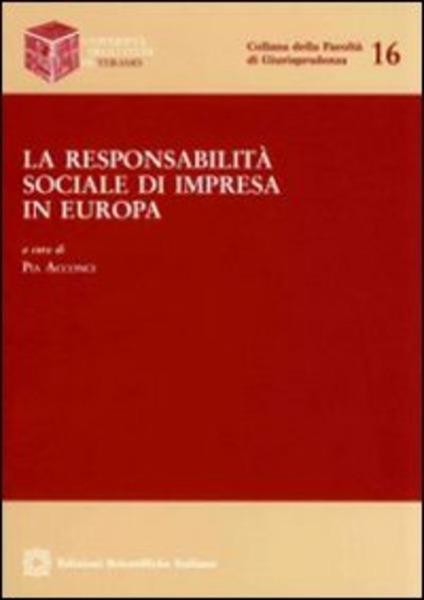 LA RESPONSABILITÀ SOCIALE DI IMPRESA IN EUROPA