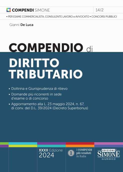 COMPENDIO DI DIRITTO TRIBUTARIO