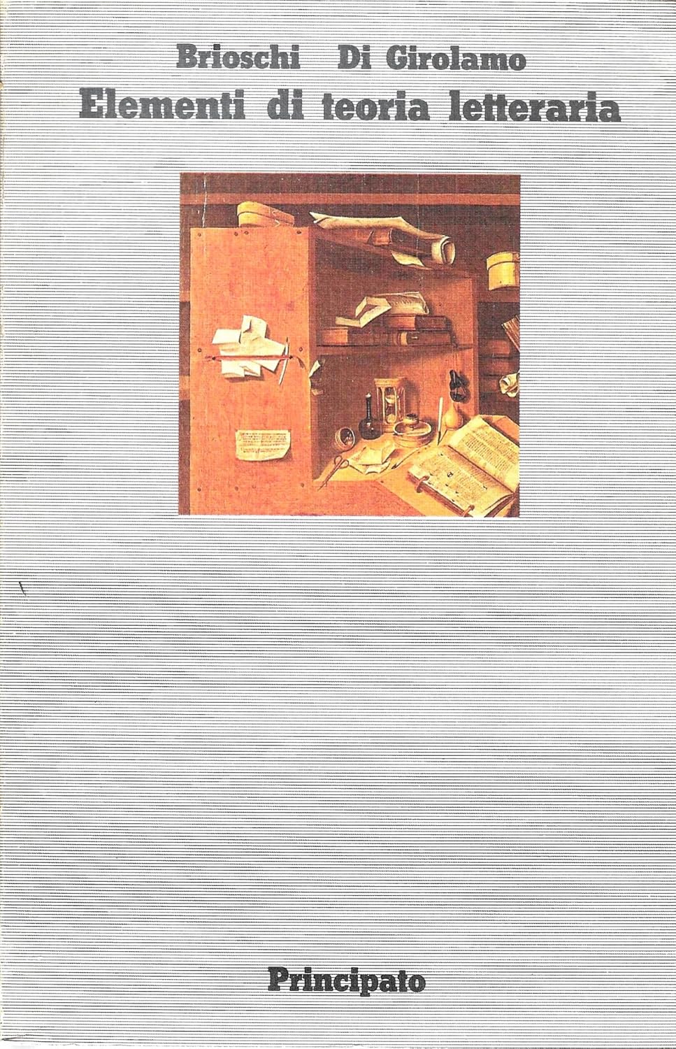 ELEMENTI DI TEORIA LETTERARIA
