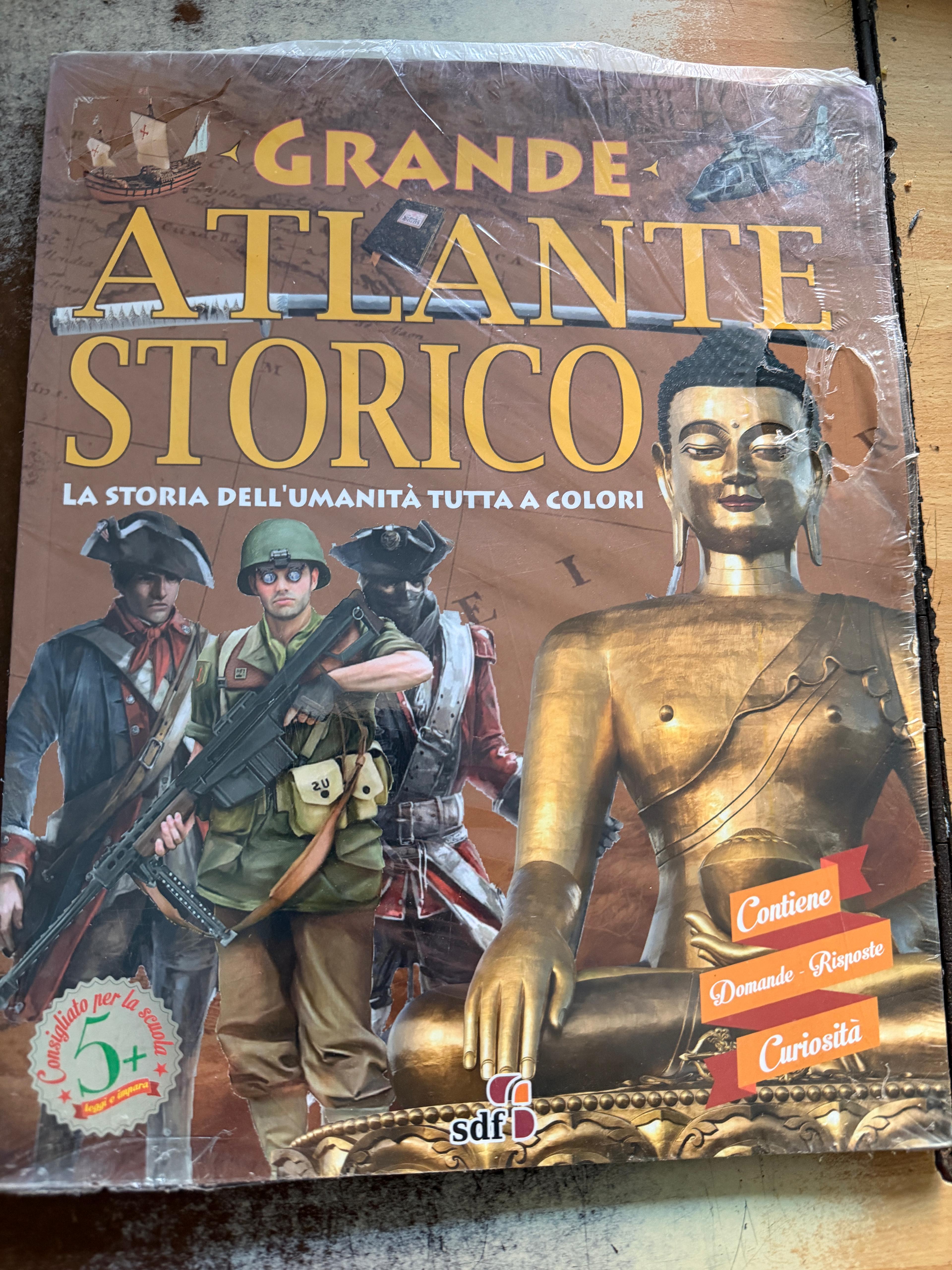 GRANDE ATLANTE STORICO LA STORIA DELL'UMANITA' A COLORI