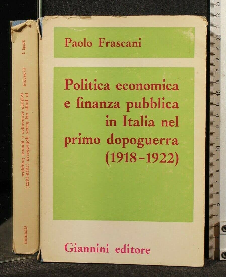 POLITICA ECONOMICA E FINANZA PUBBLICA