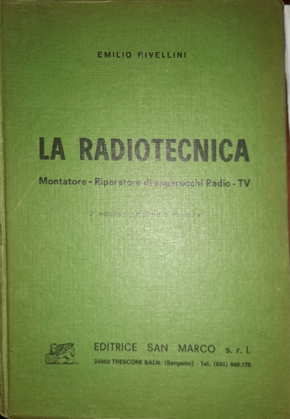 RADIOTECNICA MONTATORE RIPARATORE DI APPARECCHI RADIO-TV RIVELLINI EMILIO
