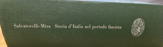 STORIA D'ITALIA NEL PERIODO FASCISTA 1964
