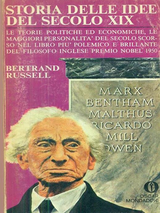 STORIA DELLE IDEE DEL SECOLO XIX