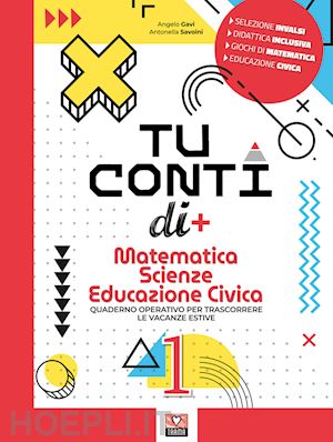 TU CONTI DI + VOL. 1 - MATEMATICA SCIENZE EDUCAZIONE …