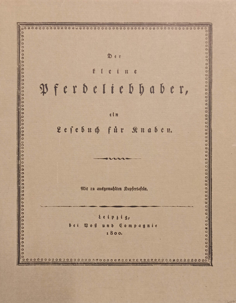 Der kleine Pferdeliebhaber