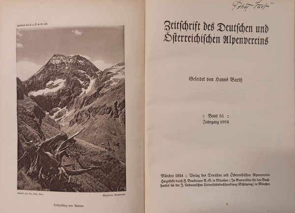 Zeitschrift des Deutschen und Österreichischen Alpenvereins.