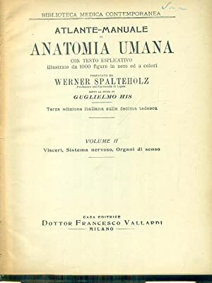 atlante manuale di anatomia umana werner spaltehol