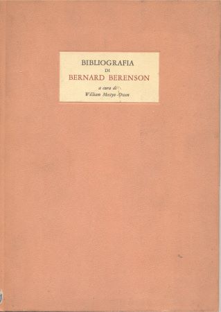 bibliografia di bernard berenson