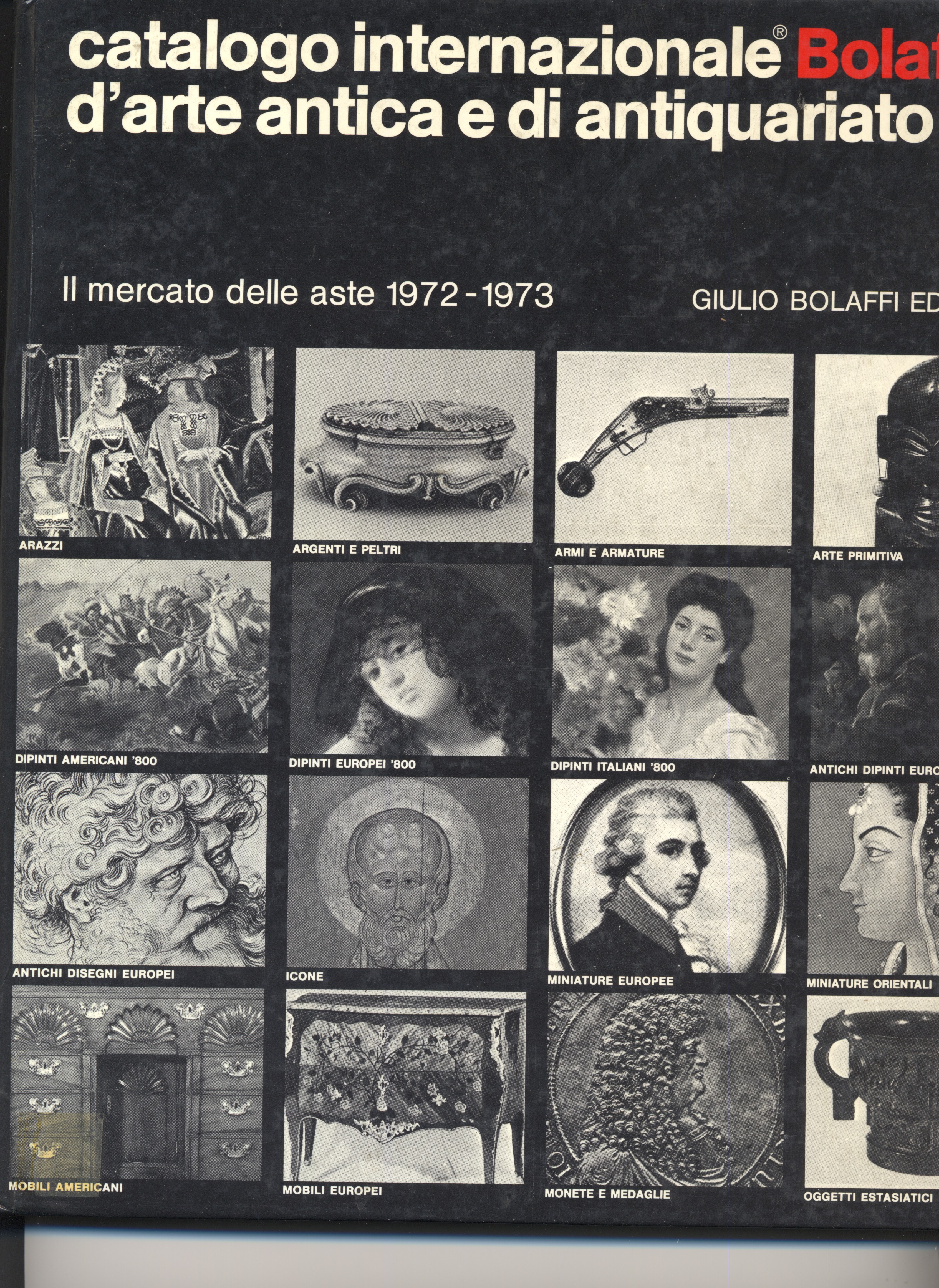 catalogo internazionale Bolaffi d`arte antica e antiquariato n.1