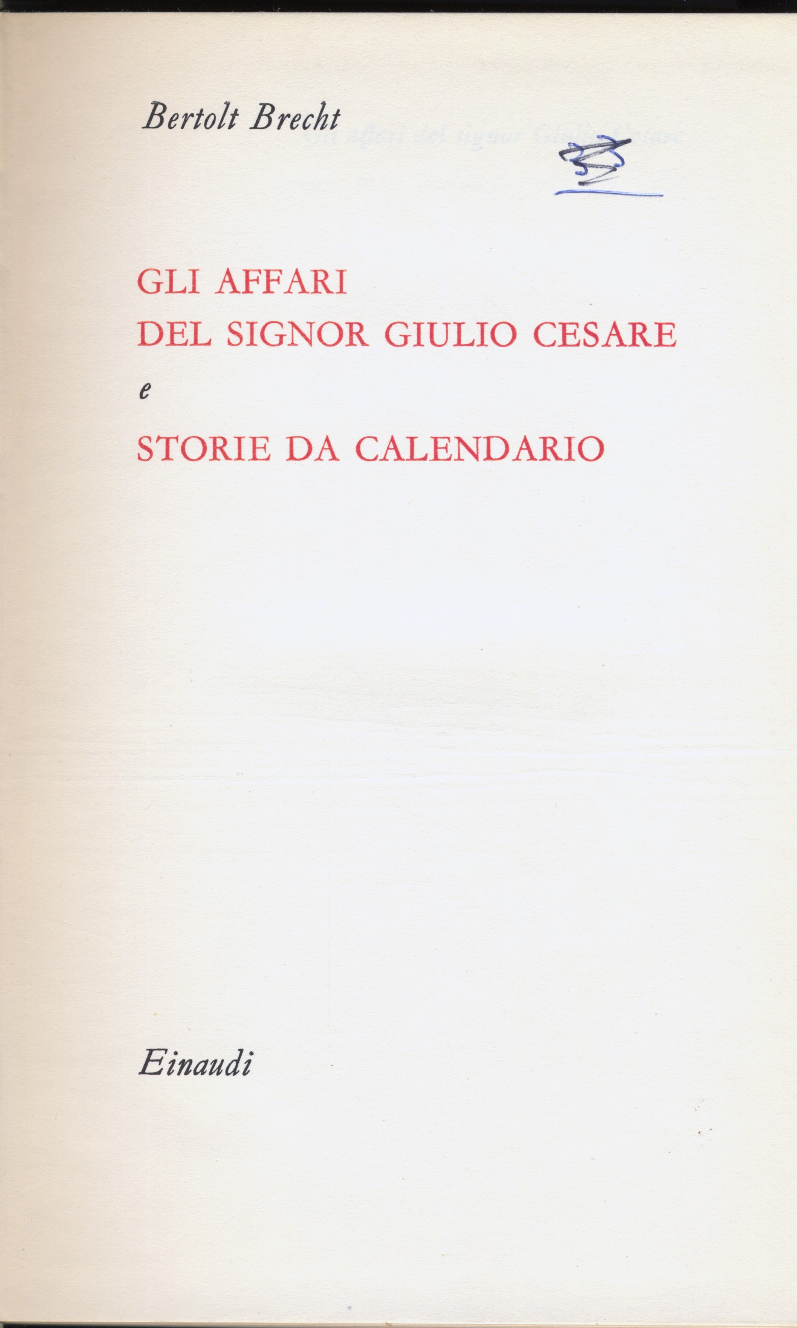 gli affari del signor giulio cesare storie da calendario