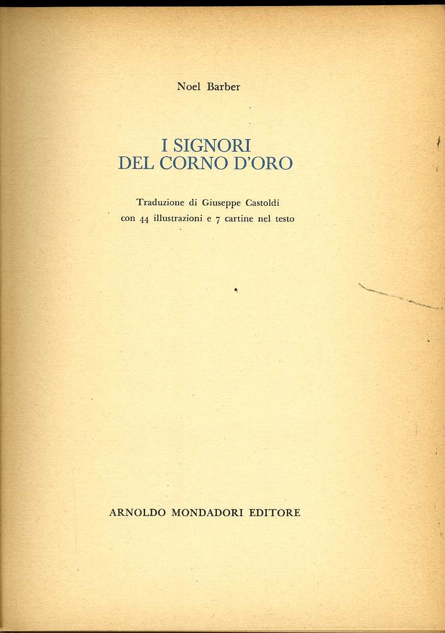 i signori del corno d`oro Zorn, Fritz