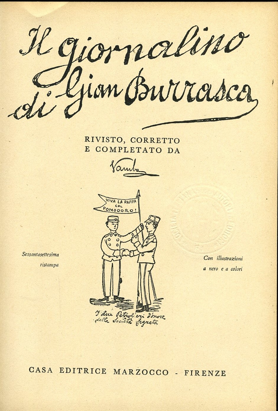 il giornalino di gian burrasca edizione 67