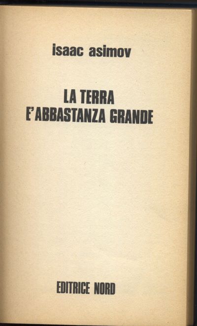 l aterra è abbastanza grande