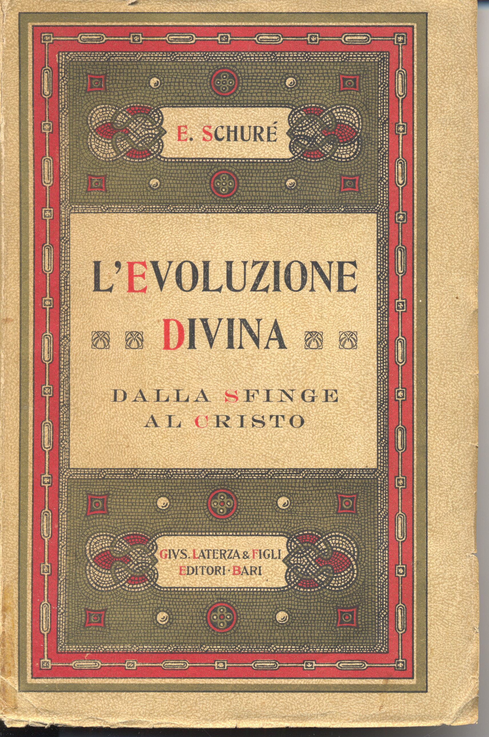 l`evoluzione divina dalla sfinge al cristo